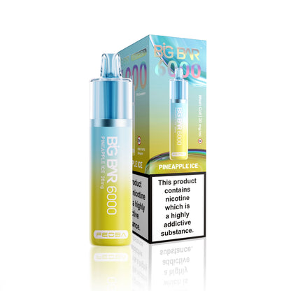 *Clearance Discount! FEOBA Big Bar 6000 Disposable Nicotine Salt BIG PUFF Vape Kit - 20mg