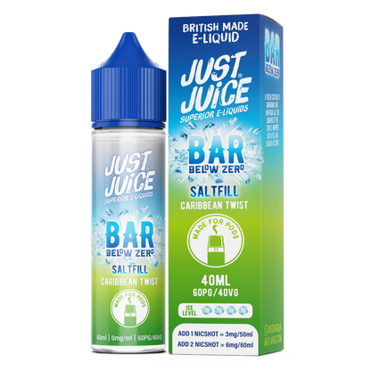 Just Juice Bar Below Zero 40ml 60/40 PG/VG Saltfill/Shortfill - 0mg