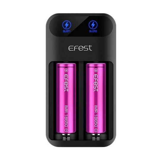 Efest LUSH Q2 Intelligent LED Charger - 2 Bay