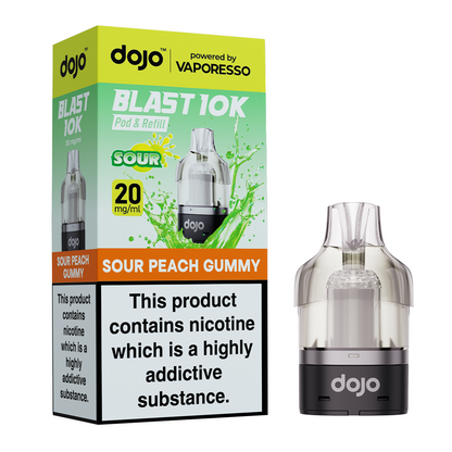 DOJO BLAST 10K Pre-Filled Replacement Pods - 1 Pack 20mg