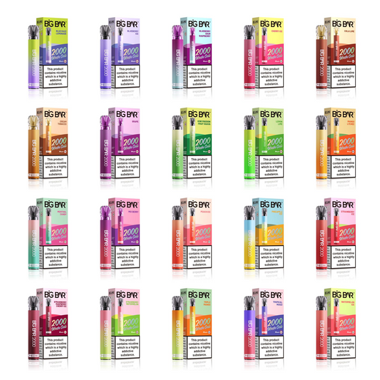 *Clearance Discount! FEOBA Big Bar 2000 Disposable Nicotine Salt BIG PUFF Vape Kit - 20mg