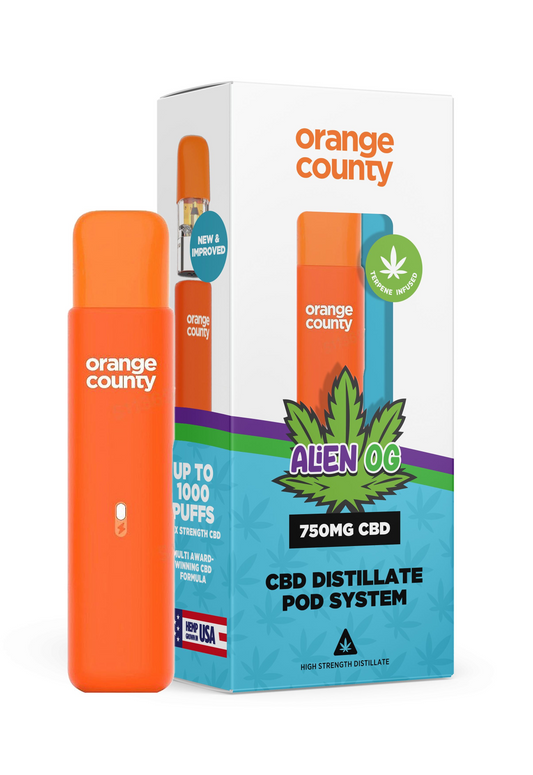 Orange County CBD Cali Range 750mg Pre-Filled Pod Kit