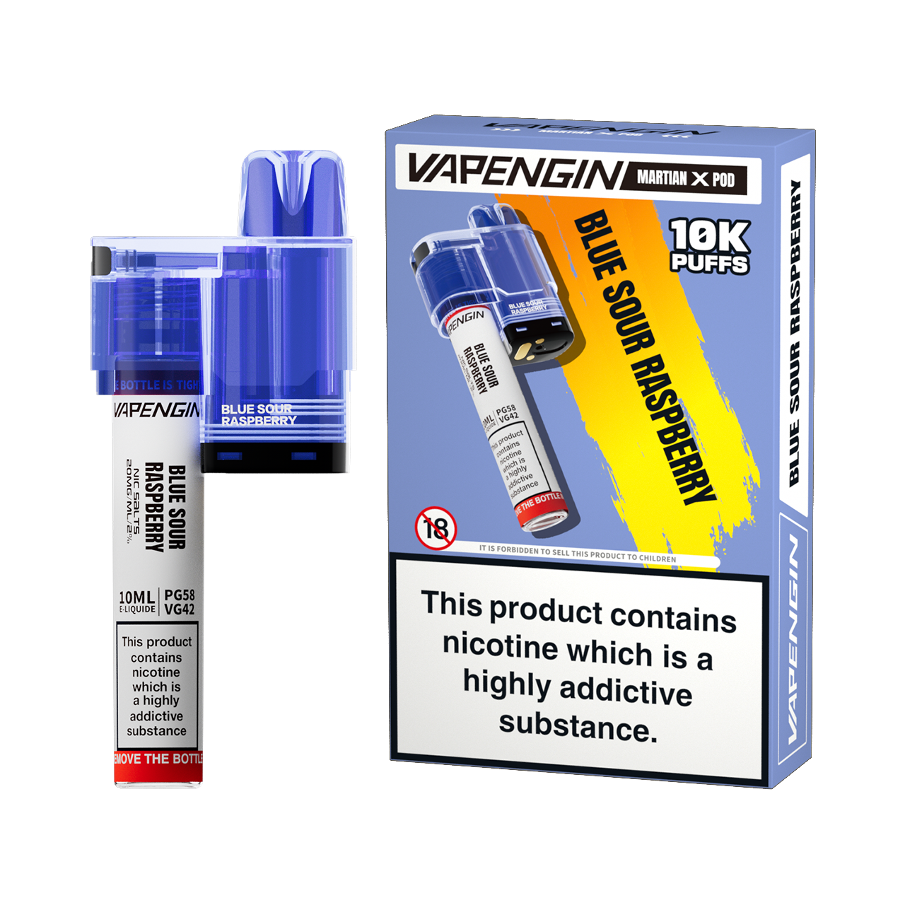 Vapengin Martian X 10k Puff Pre-filled Disposable Pods - 2ml + 10ml