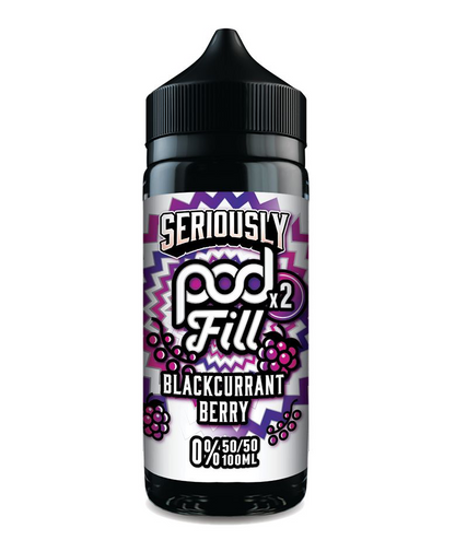 Seriously Pod Fill X2 50/50 VG/PG 100ml Shortfill E-liquid Zero Nic 0mg - Various Flavours