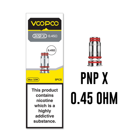 VooPoo PnP X Coils RDL 0.45 Ohm - Pack of 5