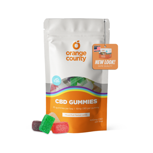 Orange County CBD Gummy Cubes 400-4800mg Broad Spectrum CBD - Various Strengths