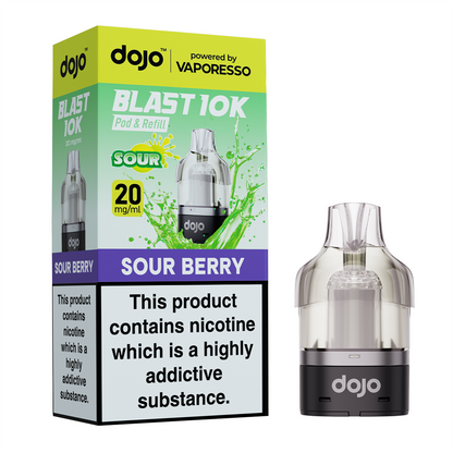 DOJO BLAST 10K Pre-Filled Replacement Pods - 1 Pack 20mg