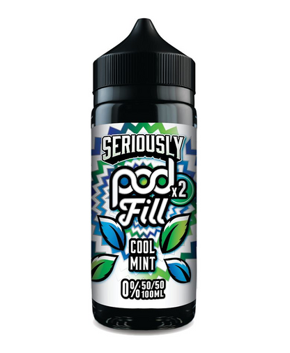 Seriously Pod Fill X2 50/50 VG/PG 100ml Shortfill E-liquid Zero Nic 0mg - Various Flavours