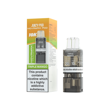 Juicy Pod Nova Max 10K Pre-Filled Replacement Pods - 20mg
