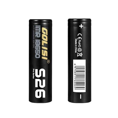 Golisi - S26 Batteries 2600mAh 35A (18650) Pack of 2