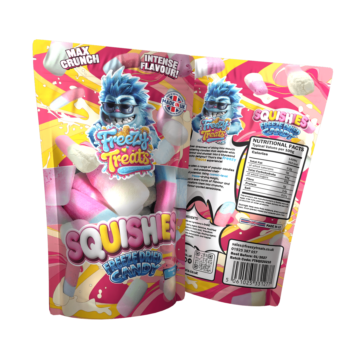 Freezy Treats Freeze Dried Candy - SQUISHIES