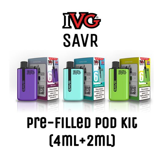 IVG SAVR Value Pack Pre-filled Pod Kit - 20mg