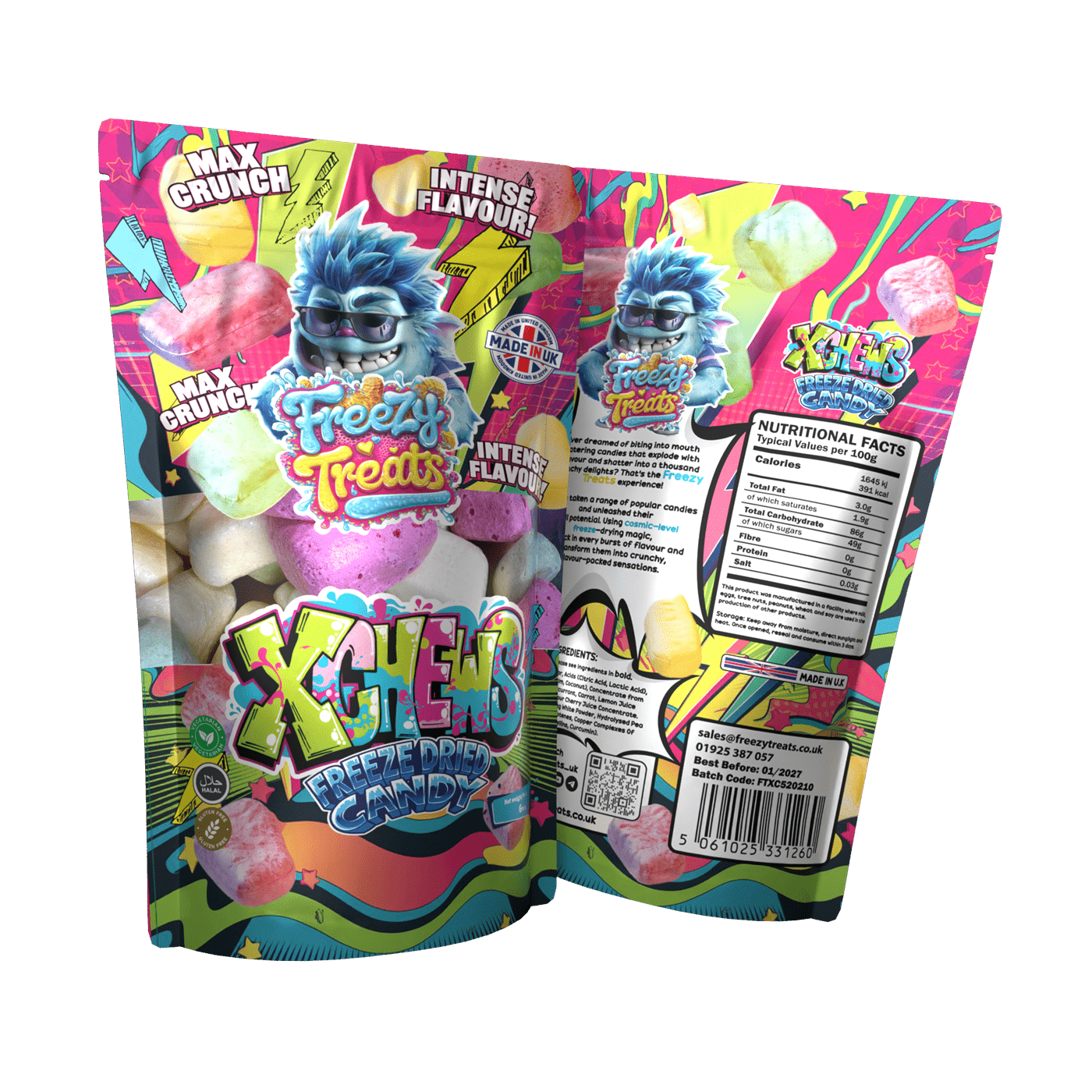 Freezy Treats Freeze Dried Candy - XCHEWS