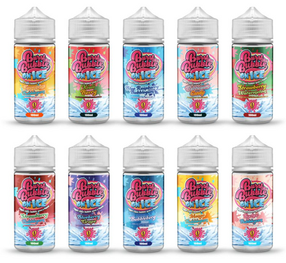 *Clearance* Burst My Bubble / Candy / On Ice 100ml 0mg Shortfill E-liquids *Past BBE Date*