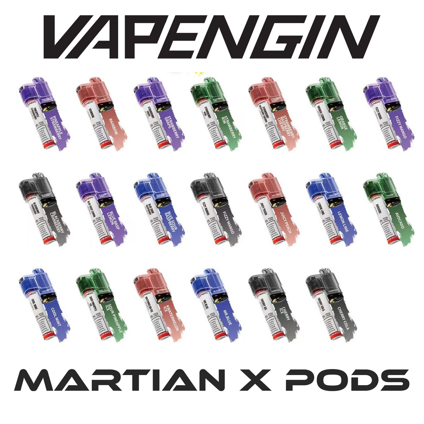 Vapengin Martian X 10k Puff Pre-filled Disposable Pods - 2ml + 10ml