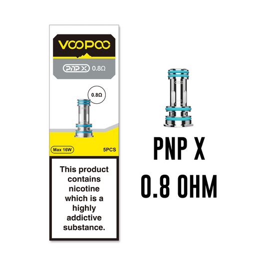 VooPoo PnP X Coils RDL / MTL 0.8 Ohm - Pack of 5