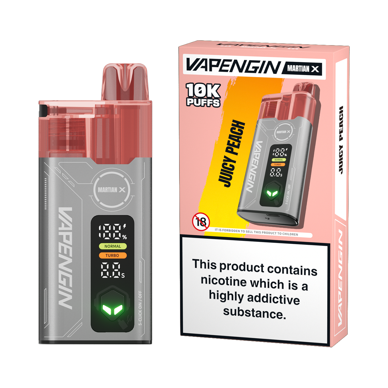 Vapengin Martian X 10k Big Puff Pre-Filled Pod Kit