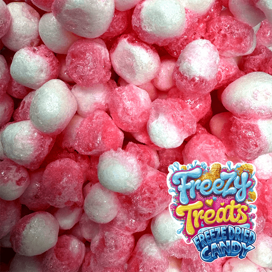 Freezy Treats Freeze Dried Candy - STRAWBERRY CREAM PIPS