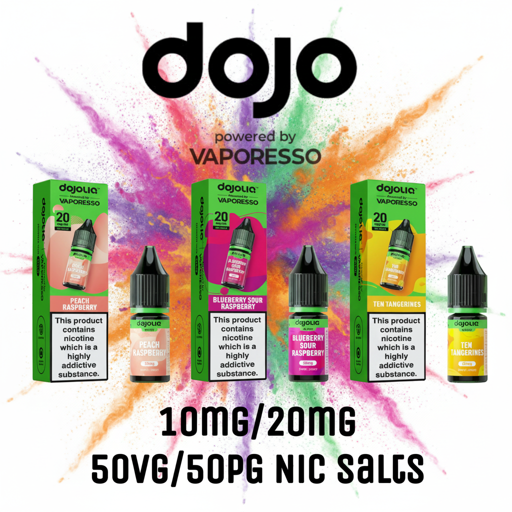 DOJOLIQ 50/50 10ml Nic Salts - 10mg / 20mg