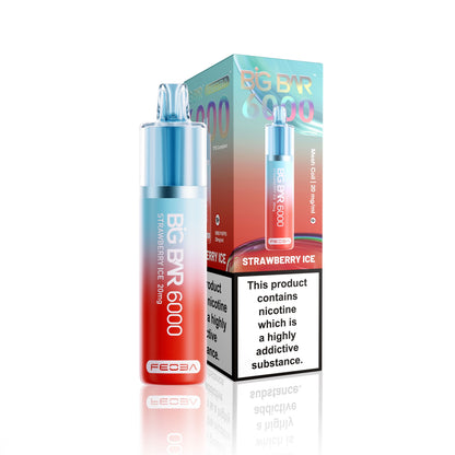 *Clearance Discount! FEOBA Big Bar 6000 Disposable Nicotine Salt BIG PUFF Vape Kit - 20mg