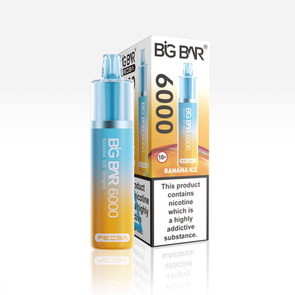 *Clearance Discount! FEOBA Big Bar 6000 Disposable Nicotine Salt BIG PUFF Vape Kit - 20mg