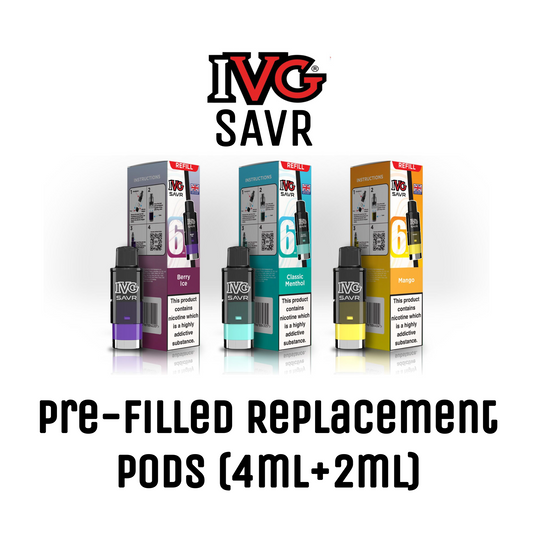 IVG SAVR Pre-filled Replacement Pods - 20mg