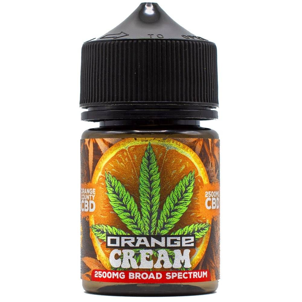 Orange County CBD Cali Range Broad Spectrum CBD E-Liquid 50ml 1500/2500mg - ORANGE CREAM
