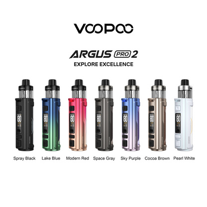 Voopoo Argus Pro 2 Integrated Pod Kit 80W 3000mAh - 2ml PnP X Platform Pod