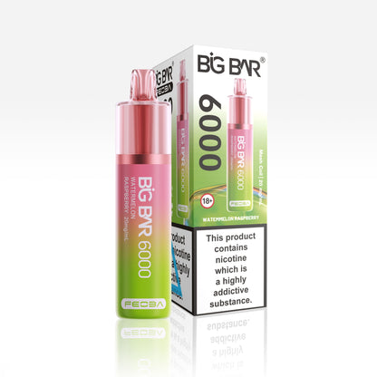*Clearance Discount! FEOBA Big Bar 6000 Disposable Nicotine Salt BIG PUFF Vape Kit - 20mg