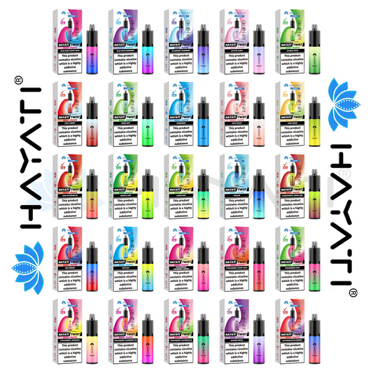 *Clearance Discount! Hayati TWIST 5000 Puff Pre-Filled Disposable BIG PUFF Vape Bar - 20mg