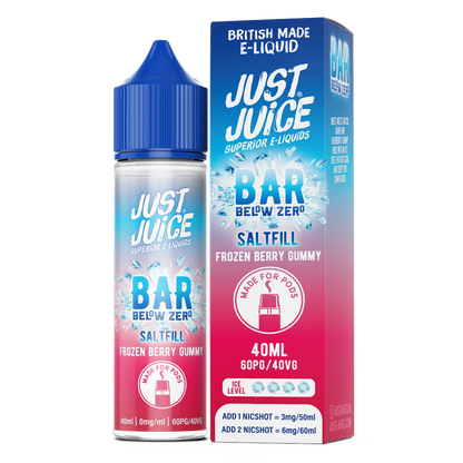 Just Juice Bar Below Zero 40ml 60/40 PG/VG Saltfill/Shortfill - 0mg
