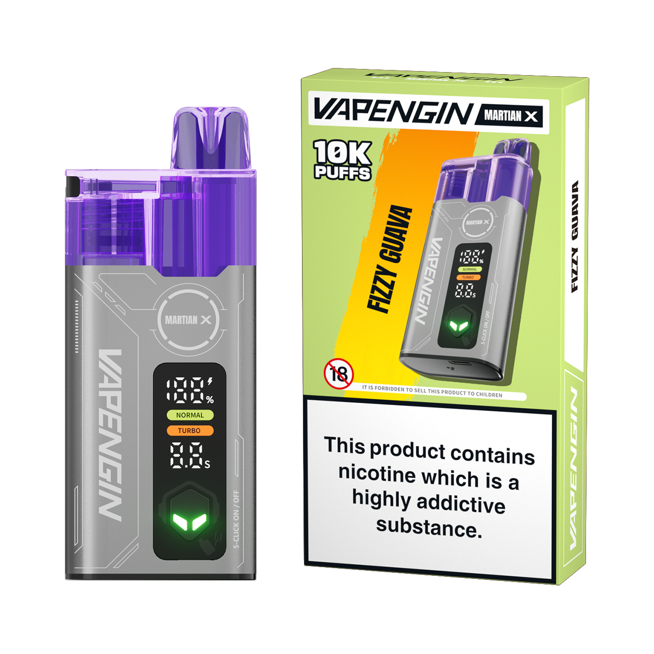 Vapengin Martian X 10k Big Puff Pre-Filled Pod Kit