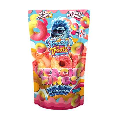 Freezy Treats Freeze Dried Candy - PEACHY RINGS
