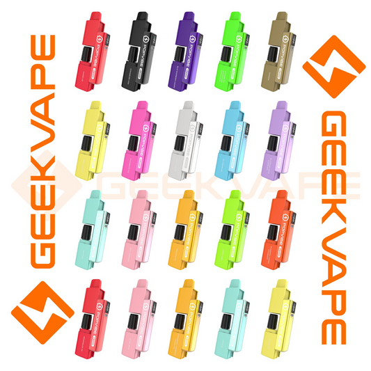 *Clearance Discount! Geek Vape POPVIBE V5000 Pre-filled Hybrid Disposable BIG PUFF Vape Kit - 20mg