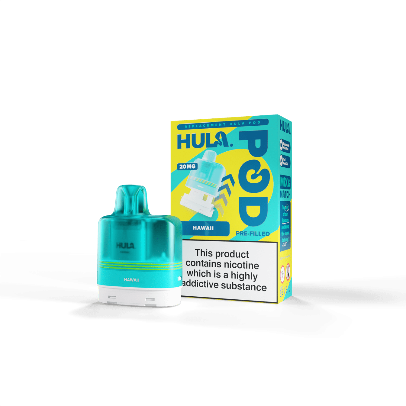 Hula 7000 Pre-Filled Replacement Pods - 20mg