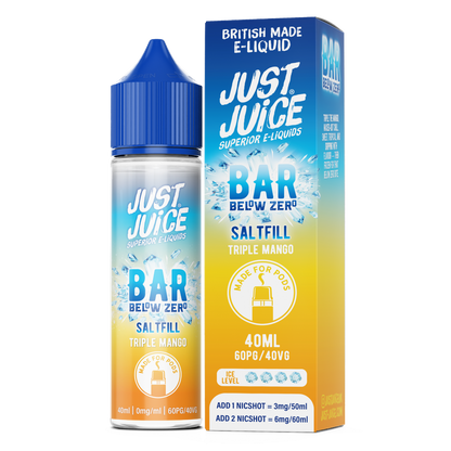 Just Juice Bar Below Zero 40ml 60/40 PG/VG Saltfill/Shortfill - 0mg
