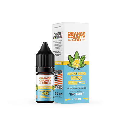 Orange County CBD Cali Range Broad Spectrum E-liquid Tester Bundle (10 x 10ml / 300mg Bottles)