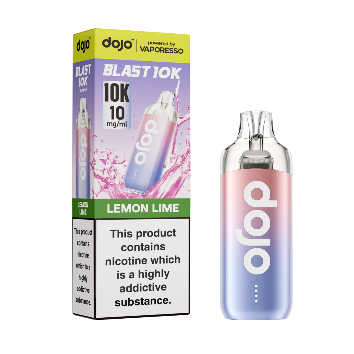 DOJO BLAST 10K Pre-Filled Pod Kit - 10mg