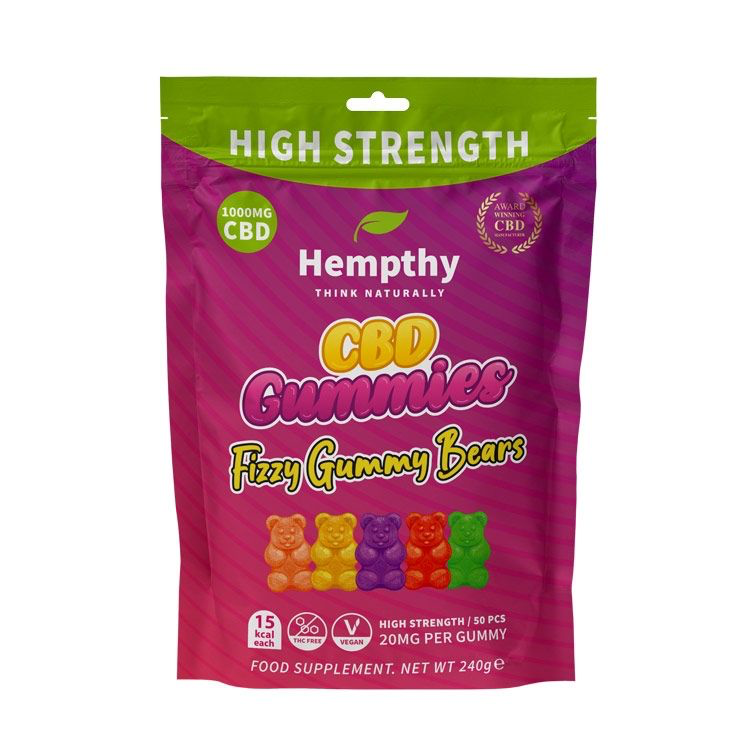 CBD Gummies 300mg / 1000mg - Fizzy Gummy Bears