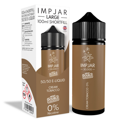 ImpJar 30,000 Double Concentrate 50/50 100ml Shortfill E-Liquid Zero Nicotine 0mg - Various Flavours