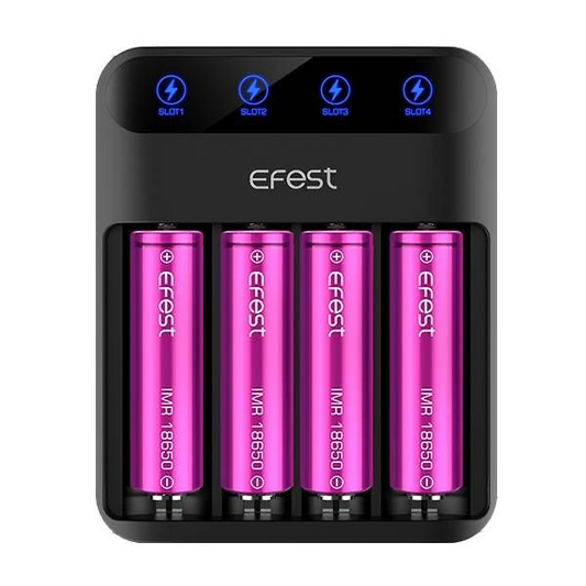 Efest LUSH Q4 Intelligent LED Charger - 4 Bay