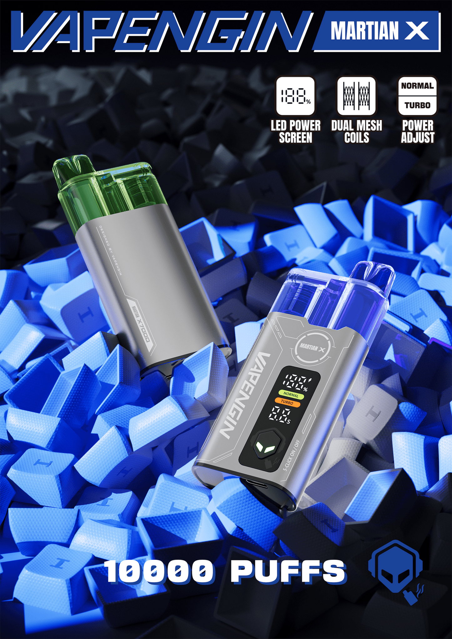 Vapengin Martian X 10k Big Puff Pre-Filled Pod Kit
