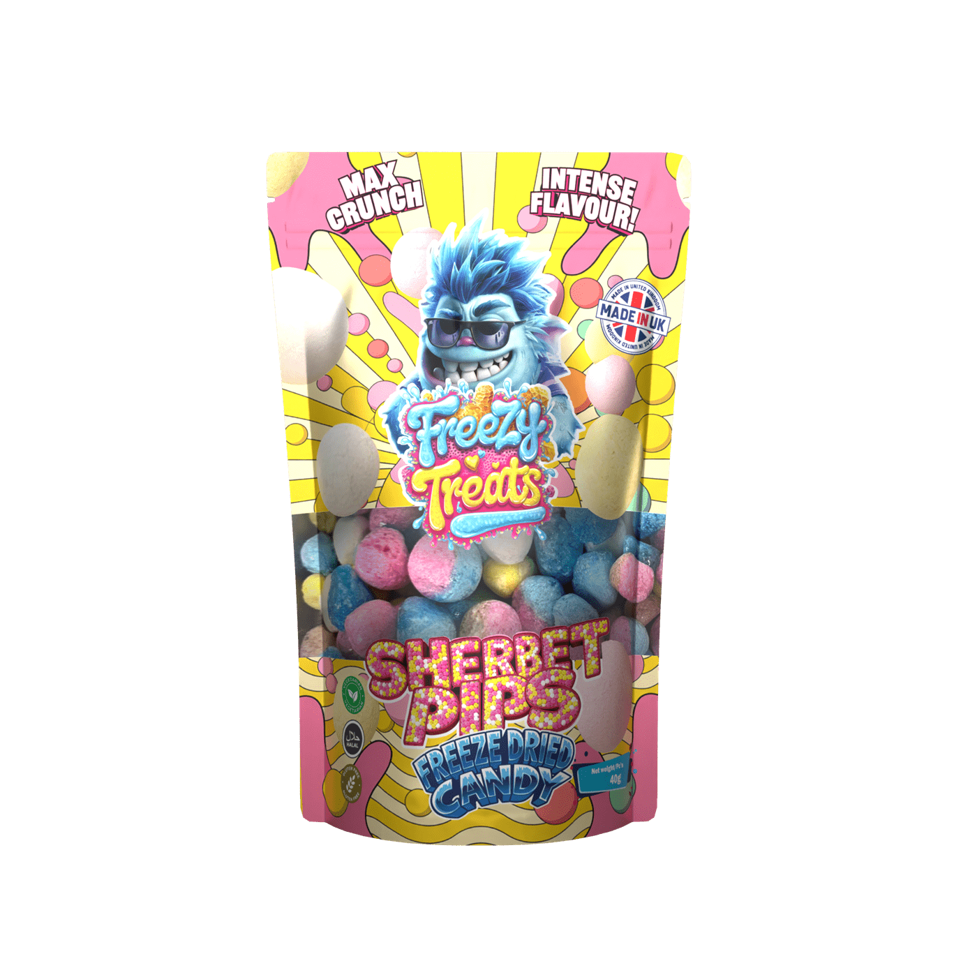 Freezy Treats Freeze Dried Candy - SHERBET PIPS