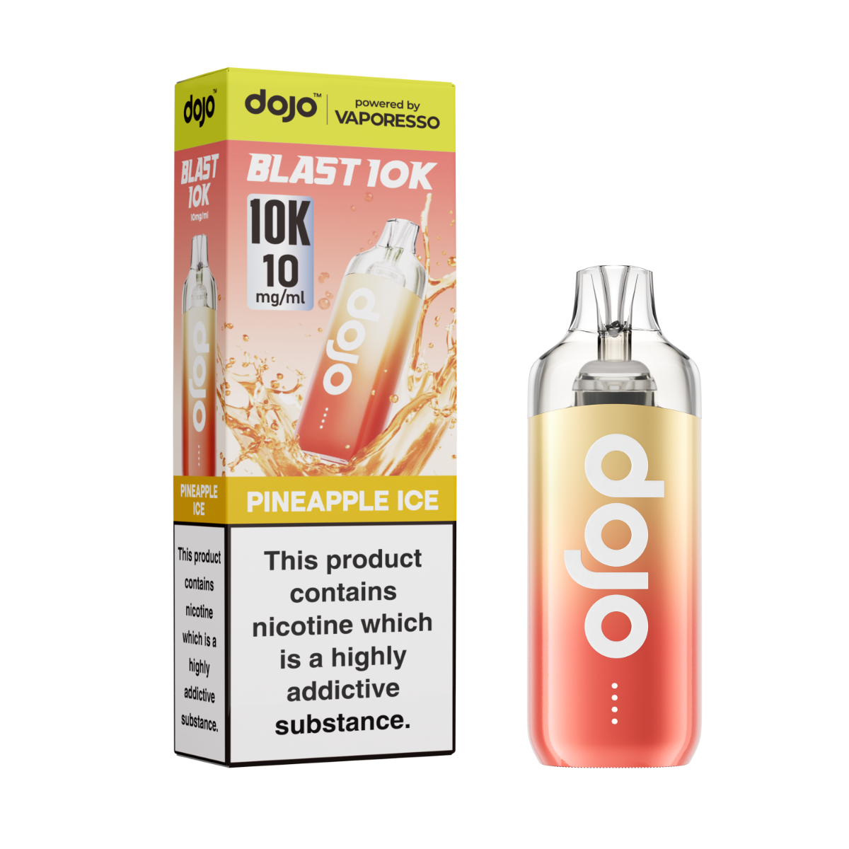 DOJO BLAST 10K Pre-Filled Pod Kit - 10mg