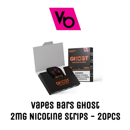 Vapes Bars Ghost 2mg Nicotine Strips - 20pcs Per Pack