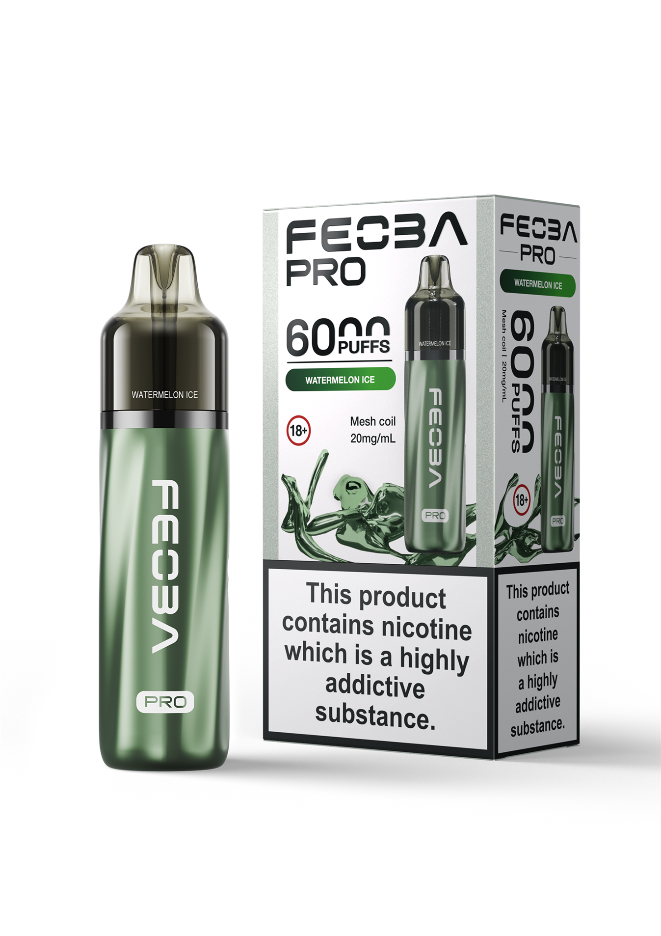 Feoba Pro 6000 BIG PUFF Pre-filled Vape Pod Kit - 20mg