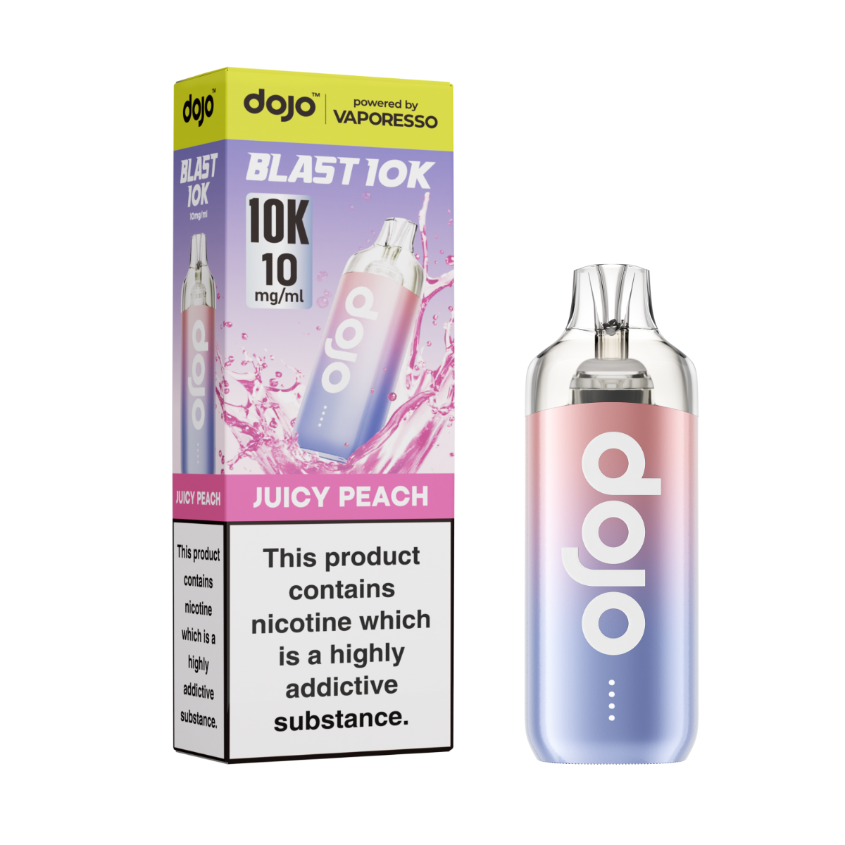 DOJO BLAST 10K Pre-Filled Pod Kit - 10mg