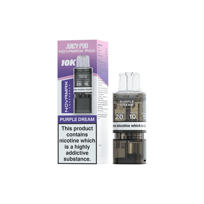 Juicy Pod Nova Max 10K Pre-Filled Replacement Pods - 20mg
