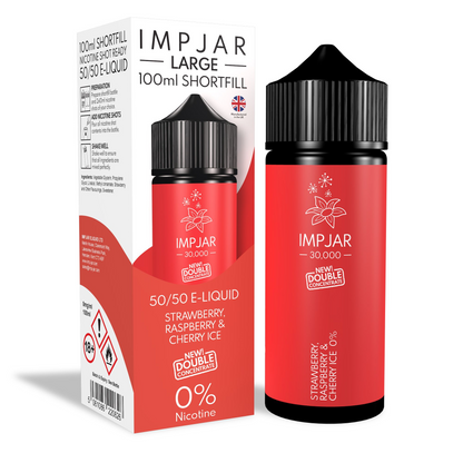 ImpJar 30,000 Double Concentrate 50/50 100ml Shortfill E-Liquid Zero Nicotine 0mg - Various Flavours