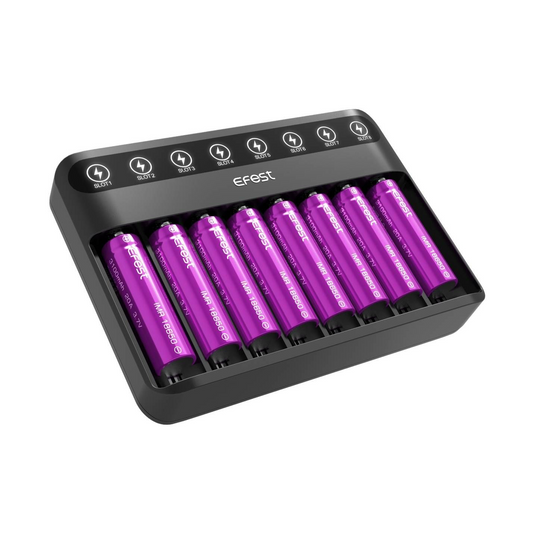Efest LUSH Q8 Intelligent LED Charger - 8 Bay